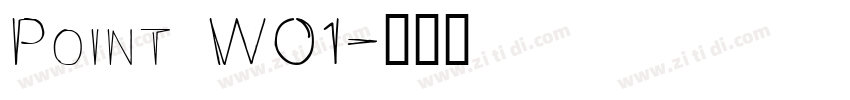 Point W01字体转换